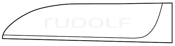 RU 5640-17 / Pince Coupante Os Liston Droite, 17 cm