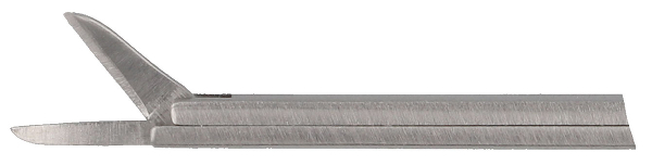 RU 7892-14 / Mikro-Ohrschere Bellucci, Links Gebogen, Schaftlänge 8 cm,