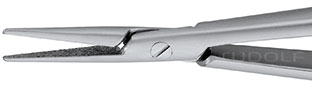 RU 5864-18G / Nadelhalter Microgrip, Stand., Rundgriff Ger., m. Sperre, 18cm
