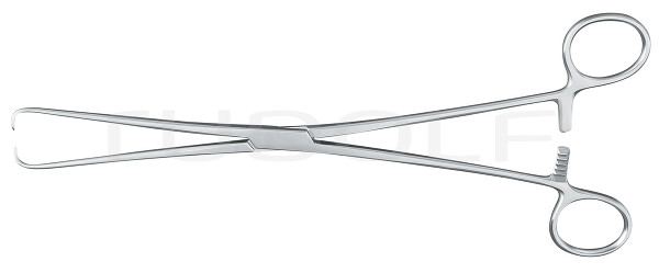 RU 7162-25 / Pinza Per Abbassare L'utero Braun 25cm