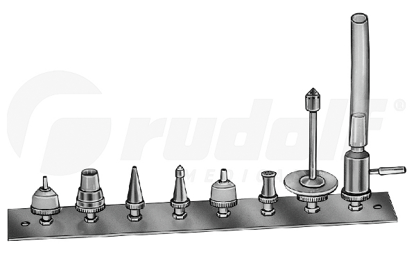 RU 8867-11 / Spray Gun Std. Set, 8 Attachments, 1/2"