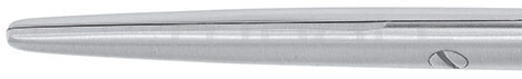 RU 1304-14 / Forbice Metzenbaum-Standard, Retta, TC, 14 cm - 5 1/2"