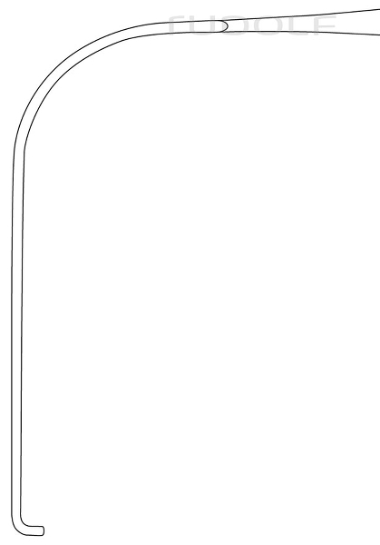 RU 4573-03 / Retractor Meyerding 25,5 cm - 10", 89 x 50 mm