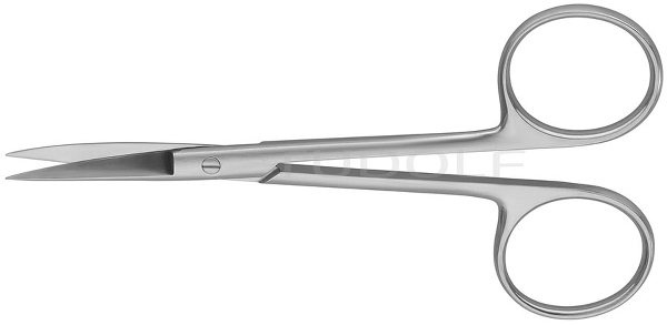 RU 2405-03 / Schere Knapp, Sp/Sp, geb. 10,5 cm