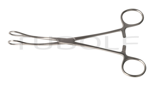 RU 3901-18 / Pinza Per Tamponi Förster, Curva, Liscia 18,0 cm
