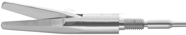 RS000-586 / Terminal De Tijera Para Peritoneo, Recto, Dentado, Uniarticulado, Ø 5 mm, 330 mm, 15 mm