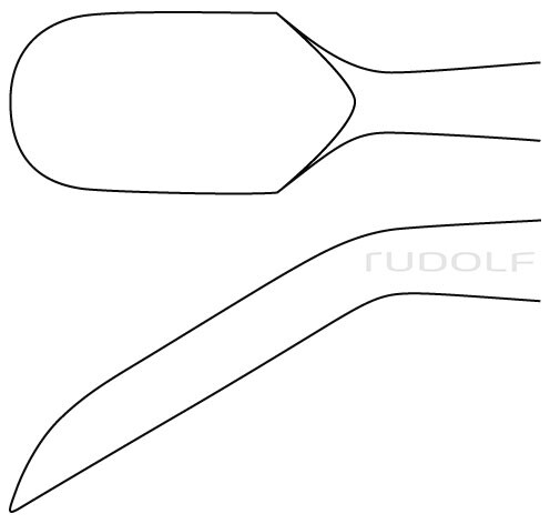 RU 5410-07 / Raspatory, 14 mm, Cvd., 20 cm