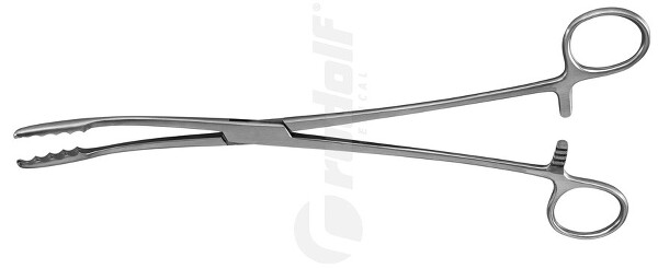 RU 3801-27 / Pinza Per Tamponeamento Ulrich, Curva 27,0 cm
