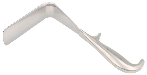 RU 7081-03 / Specolo Vaginale Doyen, Fig. 3, 115x45mm Leggermente Concavo, 24cm