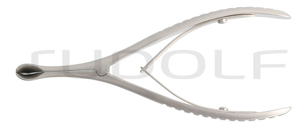 RU 8002-10 / Espéculo Nasal Hartmann-Halle, Fig. 00, P/Niños, 15 cm