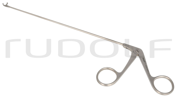 RU 8649-05/23 / Laryng. Spoon Fcps. Cvd. Up., FF-MOV. Shaft Length 18cm
/7", Conicø2/3mm
, Jaw 3mm
