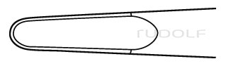 RU 5607-23 / Hohlmeisselzange, Frykholm 24 cm, 4 mm