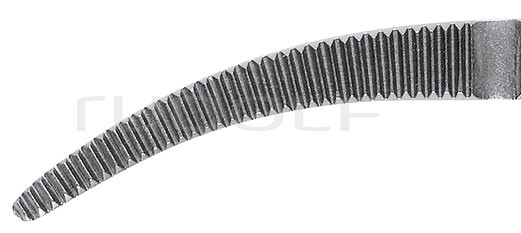 RU 3073-14 / Pinza Emostatica Baby-Crile, Curva 14,5 cm