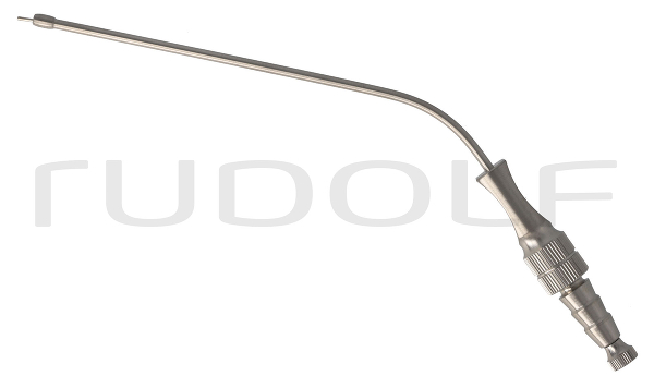 RU 6420-58 / Suction Tube Frazier,  Ø 2,5mm
, 8 Ch/Fr, (Wl) 100mm
 - 4", Ball Ended, W. CUT-OFF, LUER-HUB and Stylet