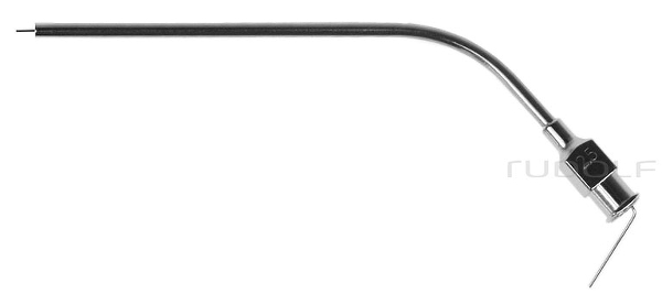 RU 7842-25 / Suction Tube Rosen (House), Curved, LUER-LOCK Cone (Female), O Ø 2.5 mm,