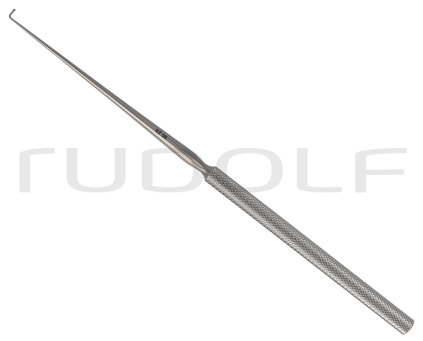 RU 7946-04 / Ohrhebel Wagener, Geknöpft, Figur 4, 90°, 3 mm, 14 cm