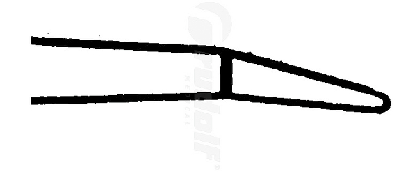 RU 4373-10 / Barraquer Cilia Forcep, 10,5cm
