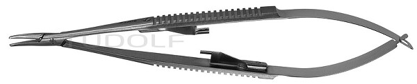 RU 5953-14 / Needle Holder Castroviejo Cvd., W. Ratchet, 1mm, 14cm, 5 1/2"