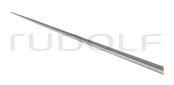 RU 7907-20/03 / Micro Hook, Sharp, Right, Angled 45°, 0.3 mm, 16 cm - 6 1/4"
