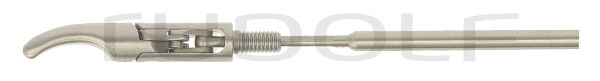 RS000-727 / Insert Pince À Diss. Et Préhens. Maryland Strié Croisé, Courbé,À Action-Double,Ø5mm