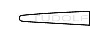 RU 5850-18 / Portaghi Micro, Senza Cremagliera, Retto 18 cm