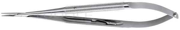 RU 5864-18R / Mikro-Nadelhalter, Streamline Ger., m. Sperre, 18cm
