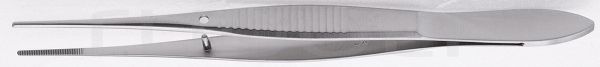 RU 9880-10 / Eye Fcps., Straight, 1,0mm
, 10cm
