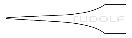 RU 4240-04 / Pince D'horloger No. 4, Droite 11 cm, 0,2 mm