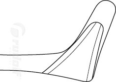 RU 8004-02 / Nasal Specula Tieck, Figure 2, for Children, Screw Joint, 13 cm - 5"