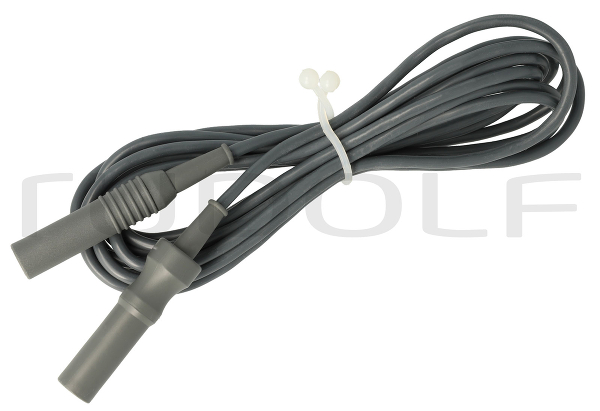 HF310-113 / Kabel F. Bipolare Instr., Flachstecker, 3 Meter