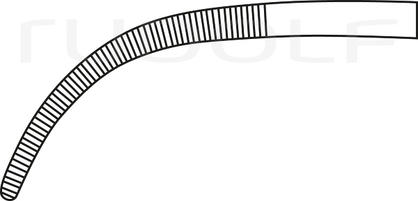 RU 3280-04 / Ligature Fcps Rumel, Cvd. 23 cm, 9"
