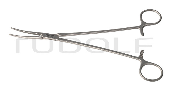 RU 3241-22 / Pinza Emostatica Bengolea, Curva 22,0 cm