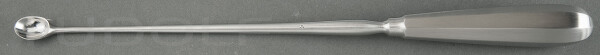 RU 7280-05 / Cucchiaio Uterino Schröder, Fig. 5 Tagliente, Rigido, 30cm