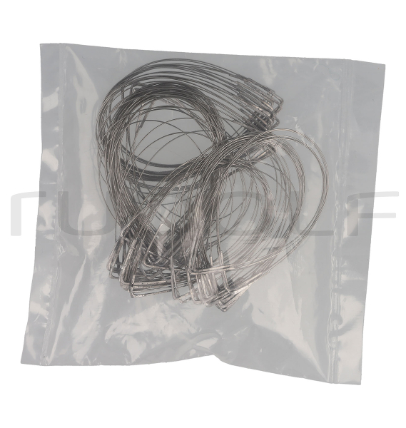 RU 8609-50 / Snare Wire Loops, 50mm
, 100Pcs, 0.4x50mm

