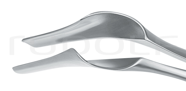 RU 8013-03 / Nasenspekulum Killian-Struycken, Figur 3, 75 mm, Hygienischer Schluss, 14 cm