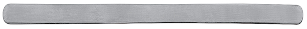 RU 6366-26 / Spatule Tissu Davis, Malléable, À Deux Extrémités, 18 cm, 32 mm