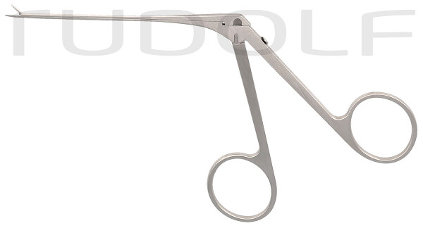 RU 7890-22 / Micropinza Auricular, Recta, Estriada, 0,8 x 4 mm, 8 cm