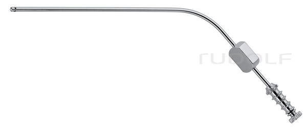 RU 6427-03 / Suction Tube MC Culloch, Ø3,0mm, 9 Ch/Fr (Wl) 125 mm - 5", W. CUT-OFF and Stylet