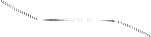 RU 6362-02 / Spatule Tissu, Olivecrona, Convexe Largeur 11/13 mm, 18 cm