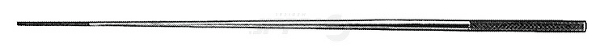 RU 4935-14 / Watteträger Farrell, Rund Gerieft, Ø 0,9 mm, 14 cm
