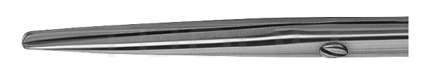 RU 1302-14 / Scissors Metzenb., Sh/Bl, Str., Fig. 2 14,5 cm, 5,75"
