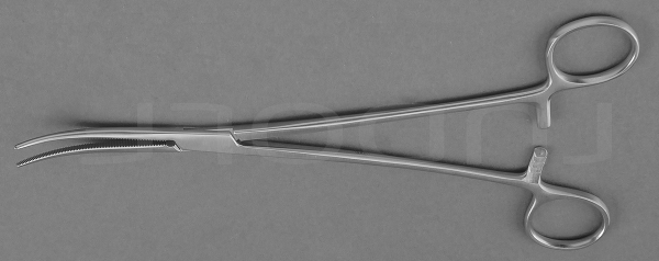 RU 3253-71 / Hemost. Fcps Kelly, Cvd. 24 cm, 9,5"
