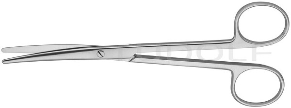 RU 1105-16 / Tijera Lexer-Fino, Curva, 16 cm