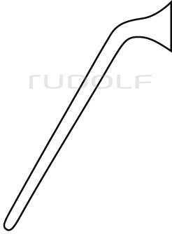 RU 3935-23 / Bulldogklemme Diethrich, Abgew., Glatt 4,9 cm, 18 mm