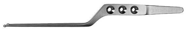 RU 4064-54 / Micro-Pinza, Yasargil, Retta, Baionetta 22,0 cm, 3,0mm