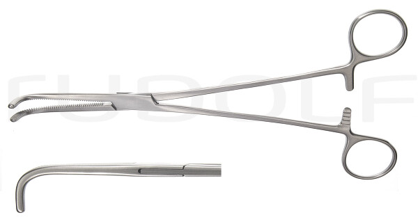 RU 3335-23 / Pinza Per Ligature O´shaughnessy, Curva 23,0 cm