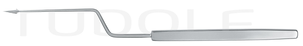 RU 7974-16 / Parazentesenadel Lucae, für Kinder, Bajonettförmig, 16 cm