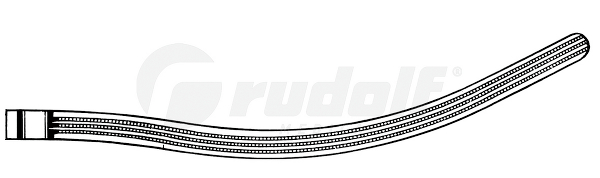 RU 6553-25 / Pinza Intestinale Kocher-Atrauma, Curva 25cm
