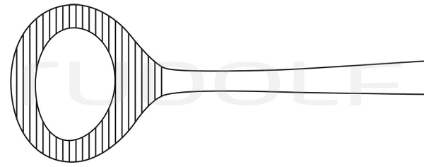 RU 8450-16 / Collin Tongue Hold. Fcps., 6.25"
