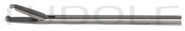 RU 7881-14 / Ear Forceps Hartmann, Shaft Length 14 cm - 5 1/2", 1x2 Teeth